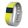 M2S Bluetooth 4.0 Smart Watch IP54 Life Waterproof Sleep Monitor Sport Tracker Pedometer Smart Watch Wristband Bracelet for Smartphone - Yellow