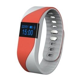 M2S Bluetooth 4.0 Smart Watch IP54 Life Waterproof Sleep Monitor Sport Tracker Pedometer Smart Watch Wristband Bracelet for Smartphone - Orange