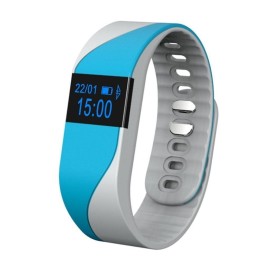 M2S Bluetooth 4.0 Smart Watch IP54 Life Waterproof Sleep Monitor Sport Tracker Pedometer Smart Watch Wristband Bracelet for Smartphone - Blue