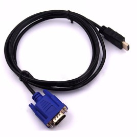 1.8m HDMI To VGA Adapter Cable Digital 1080P HD to Audio Converter Adapter Cord for TV Box