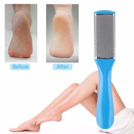 1 Piece Double-Sided Stainless Steel Foot Rasp Pedicure Tool Feet Dead Skin Coarse Callus Remover Foot Care Pedicure Tool