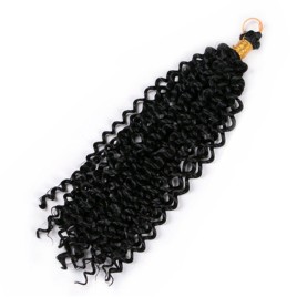 1pcs Synthetic Crochet Braids 14 Inch Curly Grey,Black,Brown,Blonde,Purple Ombre Braiding Hair Extensions