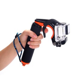 2 in 1 Pistol Floating Grip and Camera Trigger Set ( Pistol Trigger + Section Grip +Static Head ) for Gopro and Similar Mounting Systems