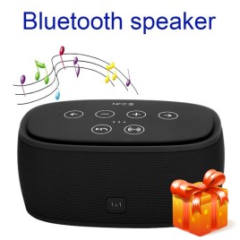 3D Wireless Bluetooth Stereo Incredible Smart Speaker with NFC 1+1 Bluetooth 4.0 (Black)