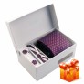 4 in 1 Tie + Cufflinks + Square Towel + Tie Clip Business Suits 8cm Korean Groom Wedding Dressing - Purple