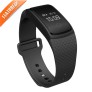 A09 Bluetooth Smart Bracelet Heart Rate Monitor Blood Oxygen Monitoring Life Waterproof Fitness Tracker Watch - Black