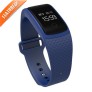 A09 Bluetooth Smart Bracelet Heart Rate Monitor Blood Oxygen Monitoring Life Waterproof Fitness Tracker Watch - Blue