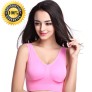 Active V-Neck Pure Color Wireless Gym Crop Top for Women
