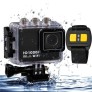 AT200 Full HD 1080P 1.5 inch LCD Sports Camcorder DVR DV 5.0 Mega CMOS Sensor Waterproof Camera, Water-resistant 50m(Black)