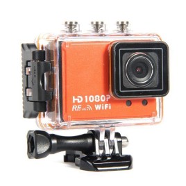 AT200 Full HD 1080P 1.5 inch LCD Sports Camcorder DVR DV 5.0 Mega CMOS Sensor Waterproof Camera, Water-resistant 50m(Orange)