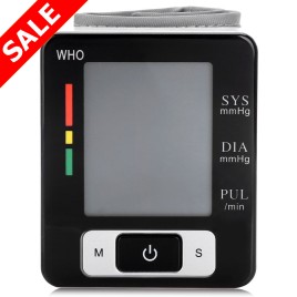 Automatic Arm Blood Pressure Pulse Monitor Health Care Digital Upper Portable Sphygmomanometer