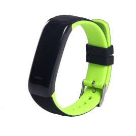 Bluetooth 4.0 Blood Pressure Heart Rate Healthy Bluetooth Smart Band - Green