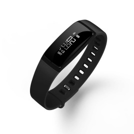 Cavo-S V7 Bluetooth Calorie Heart Rate Monitoring Bracelet Wireless Sports Smart Watch Blood Pressure Wristwatch Bracelet - Black