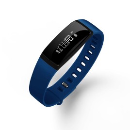 Cavo-S V7 Bluetooth Calorie Heart Rate Monitoring Bracelet Wireless Sports Smart Watch Blood Pressure Wristwatch Bracelet - Blue
