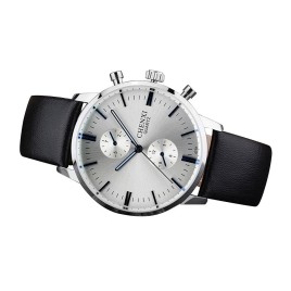 CHENXI 071A Masculino Men Fashion Watches In Real Leather Brand Man Luxury Wrist Watch Round - White-Women