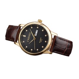 Chenxi 073A Relogio Brand Luxury Man Watches Life Waterproof Men Casual Fashion Watch Minestone Dress Elegant Wrist Watch - Gold and Black-Women