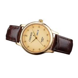 Chenxi 073A Relogio Brand Luxury Man Watches Life Waterproof Men Casual Fashion Watch Minestone Dress Elegant Wrist Watch - Gold -Men