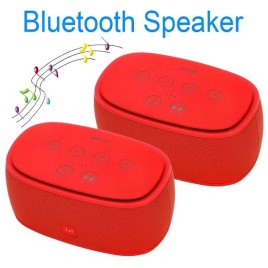 COOL 2 Channel 3D Wireless Bluetooth 4.0 Stereo Incredible Smart Sound Loudspeaker with NFC 1+1 (Red) 