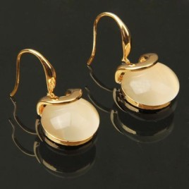 Cute Gemstone Ear Drop Earbob/Ear Pendant Earrings Jewelry