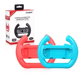 DOBE TNS-852 Blue and Red Color Joy-Con Racing Steering Wheel for Nintendo Switch Console Gaming Accessory