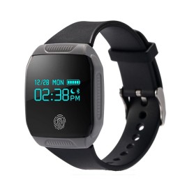 E07s Smart Bracelet IP67 Waterproof Swim Watch Health Fitness Activity Tracker for IOS and Android Smart Wristband - Black