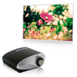 EXCELVAN Mini Portable 16:9 HD LED Projector Home Cinema 