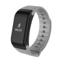 F1 Fitness Track Blood Pressure and Blood Oxygen Monitor Heart Rate Bluetooth Smart Bracelet for iOS and Android Phone - Grey