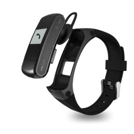 F50 Smart Watch & Bluetooth Earphone Headset Heart Rate Monitor Smartwatch Wristwatch Bracelet Sport Smartband For IOS Android Phone iPhone 5 6 7 Plus Xiaomi Samsung - Black 