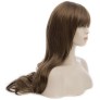 Fashion Fluffy Full Bang Light Brown Charming Long Wavy Synthetic Wig For Women