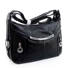 Fashion Shoulder Bag Classical Zipper Design Leather Handbag for Lady
