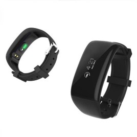 Fashion X16 Sport Office Smart Watch Bracelet Band Heart Rate Monitor Pedometer Fitness - Black