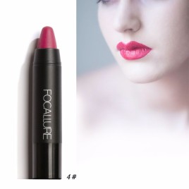 Focallure Matte/Metallic Silky Moisturizer Easy to Wear Waterproof Long-Lasting Cosmetic Nude Lipstick Makeup Tool