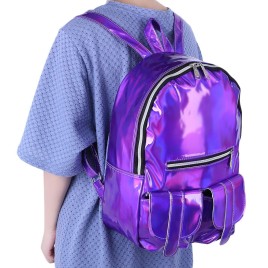 Girl Preppy Style Laser Bag School Travel Shopping Portable Handbag Backpack