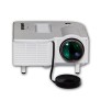 GM40 LED Portable Projector 24W Multimedia Support 1080P HDMI VGA SD Card USB White