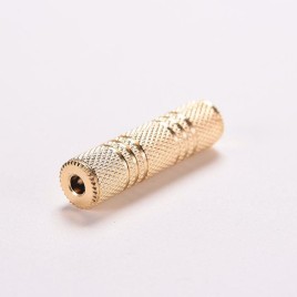 Gold Plating Straight 3.5mm Jack Female to 3.5 mm Female Connector F/F Stereo Audio Adapter 