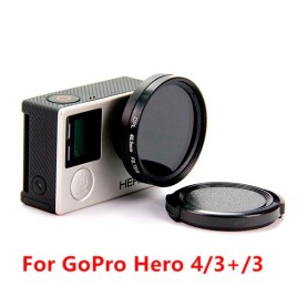 Gopro Accessoires Integrale Cpl Filter Lens Cover Cap Set Voor Gopro Hero 4 3+ 3 Camera 40.5mm Diameter Gp172
