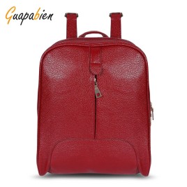 Guapabien Casual Style PU Leather Women Stylish Backpack