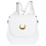 Guapabien Cute Women Moon Rivet Embellishment Tote Handbag Shoulder Messenger Bag Backpack