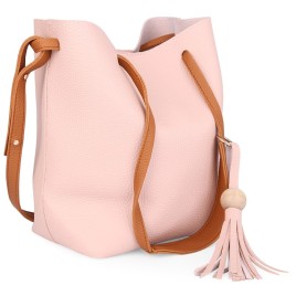 Guapabien Fashion Tassels Single Strap Pure Color Shoulder Bag for Ladies