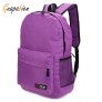 Guapabien Solid Color Letter Ladder Lock Zipper Portable Backpack for Unisex