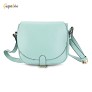 Guapabien Stylish Ellipse Shape Pure Color Multifunctional Strap Women Bucket Bag