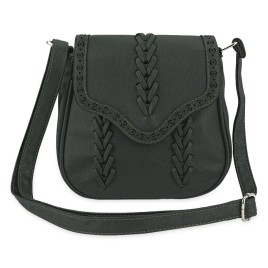 Guapabien Trendy Knitting Diagonal Package Hollow Shoulder Bag for Ladies