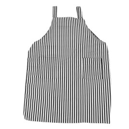 Hair Stylist Apron Striated Hairdressing Cape Haircut Cloth With 2 Pockets Nylon Anti-static Hairdressing Tool