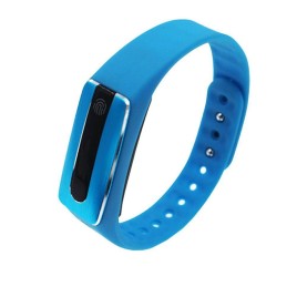 HB02 Bluetooth Smart Heart Rate Strap Watch Blood Pressure Monitor Smartwatch Bracelet Fitness Tracker Waterproof For iOS Android Waterproof IP67 - Blue