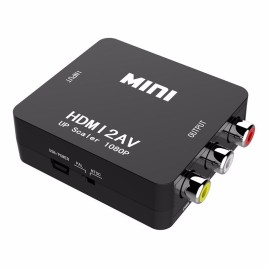 HDMI To AV / RCA CVBS Adapter 1080P Video Converter HDMI 2AV Support NTSC PAL  