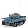 HUAN QI 518 1/24 Scale German Tiger Infrared Fighting RC Battle Tank with Sound and Lights RC Tank Toys