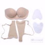 Inflatable Invisible Bra Thicken Nipple Sticker Chest Sticker Anti-slide Underwear with Detachable Shoulder Strap