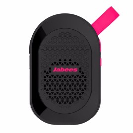Jabees Beatbox Mini Bluetooth V4.1 Wireless 15M Voice Reminding or Wired with 3.5mm Port Portable Audio IPX4 Waterproof Speaker for iPhone Android Phone - Rose Red