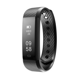 Joyroom CY-SM01 Bluetooth 4.0 Waterproof Heart Rate Test Movement Tracking 0.86 Inch Smart Sports Bracelet - Black
