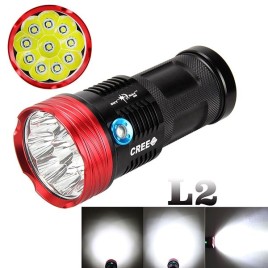 LT - HD 10 x CREE XM L2 LED Light Torch Flashlight